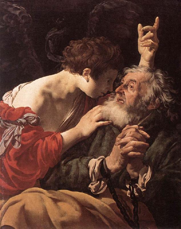TERBRUGGHEN, Hendrick The Deliverance of St Peter ar oil painting picture